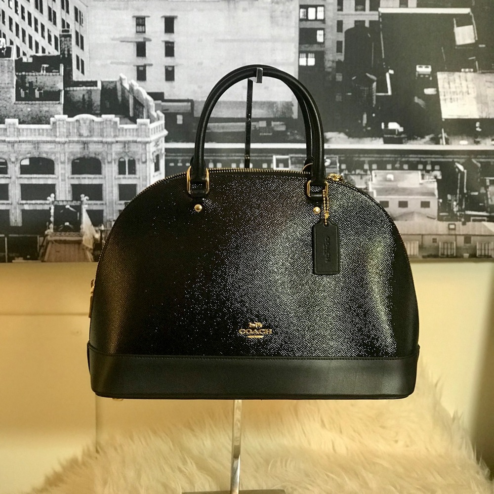 Coach Large Sierra Satchel Leather Handbag